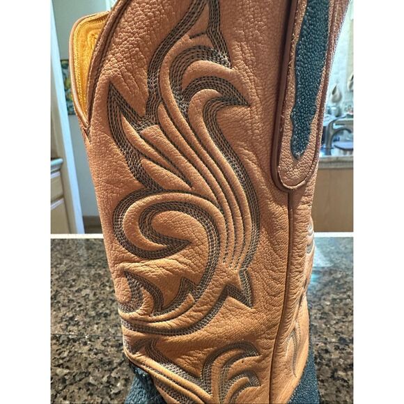 Turquise Stingray Tres Outlaws boots - Picture 10 of 12